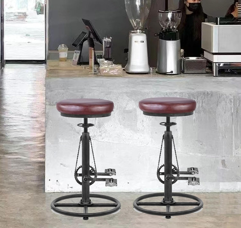 Chain Iron Pedal Retro Industrial Height Adjustabl