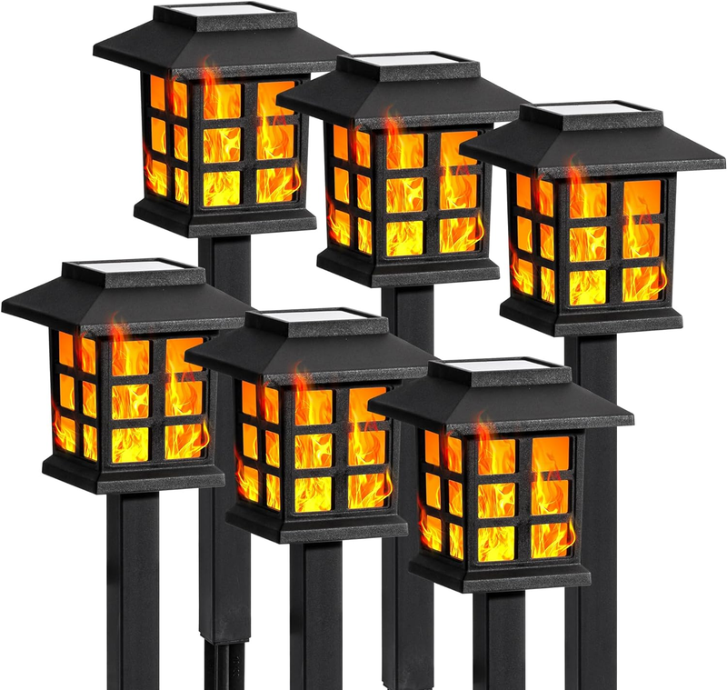 For Outside 6 Pack - Flickering Flame Led Waterproof Garde