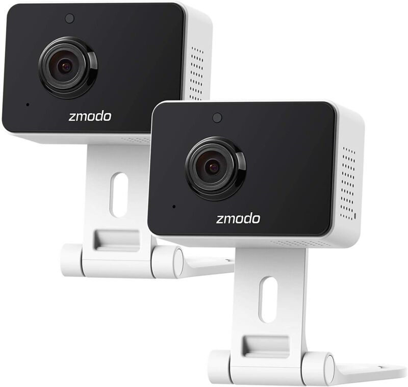 Zmodo 1080p 2pack Mini Wifi Camera, Two-Way Audio, Video Baby Monitor