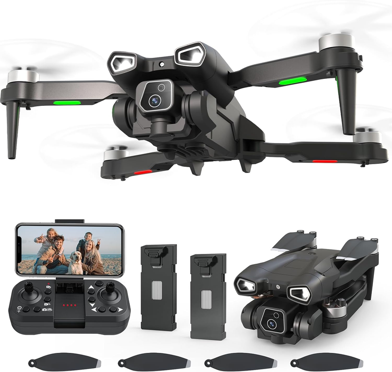 12Pro Brushless Motor Drone, 4K Adjustable Camera Drone Bott