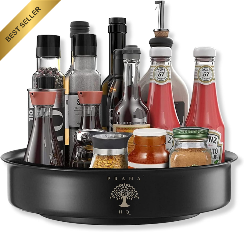 Lazy Susan Turntable -Kitchen Storage & Organisation -Rotating Organiser Shelf f