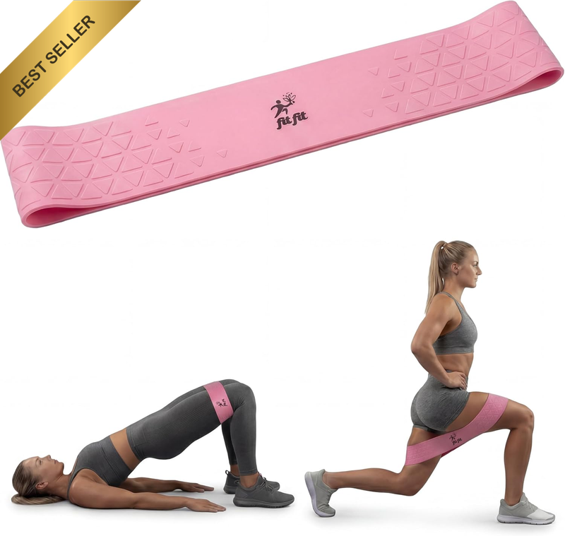 Resistance Band, Exercise Band and Training Band of 1 Rubber Latex with Anti-Sli