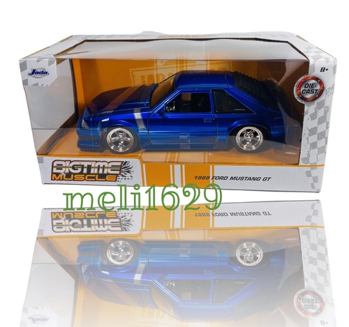 Jada 1/24 Bigtime Muscle 1989 Ford Mustang GT (Blue