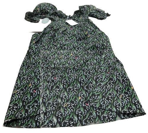 Hill House Women's Black The Ophelia Dress Lily Of The