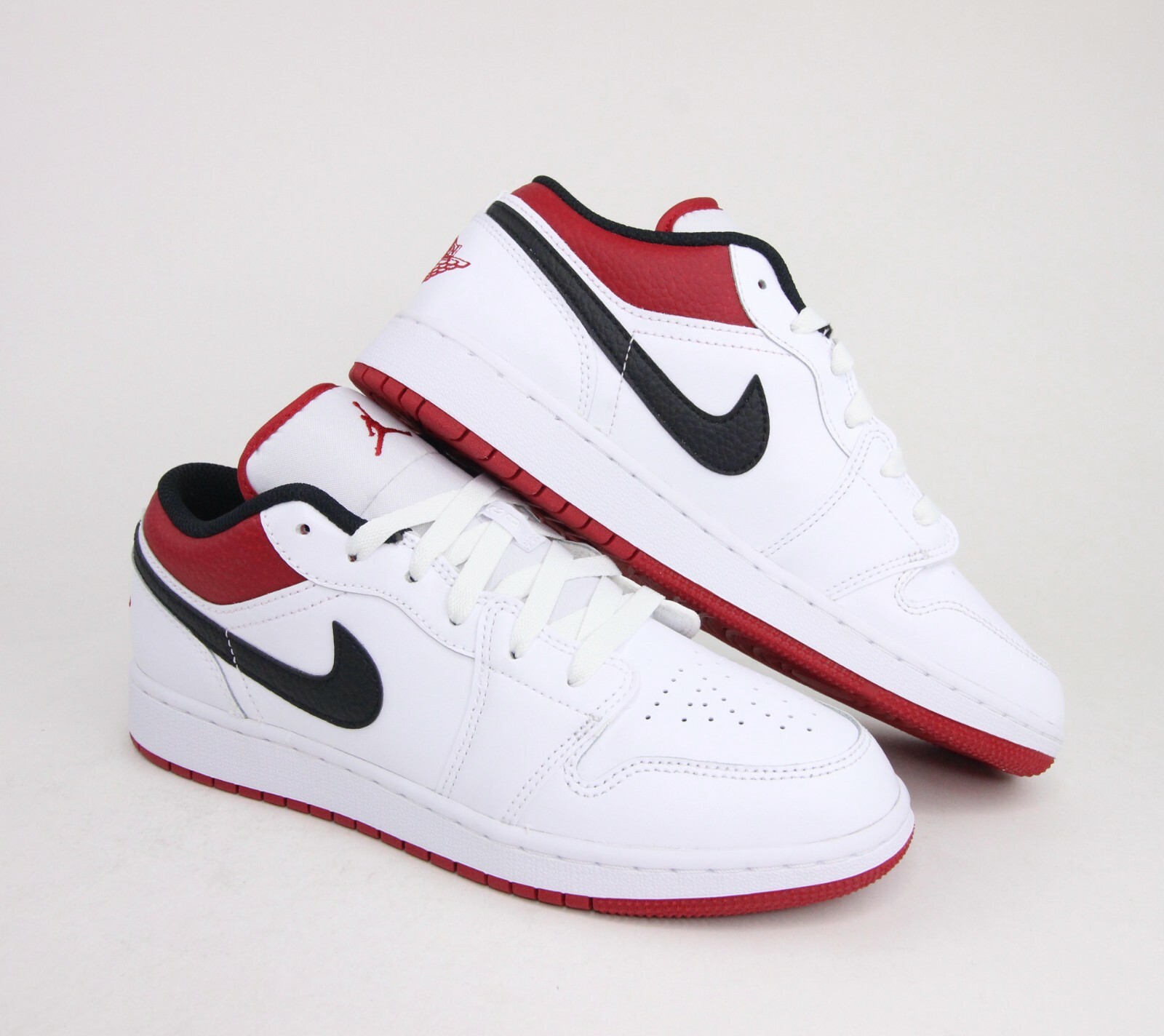 Nike Air Jordan 1 Low White Gym Red GS 
