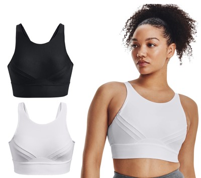 

Женский спортивный бюстгальтер Under Armour UA Infinity Mid с защипами 1376883 — новый, Infinity Mid Pintuck
