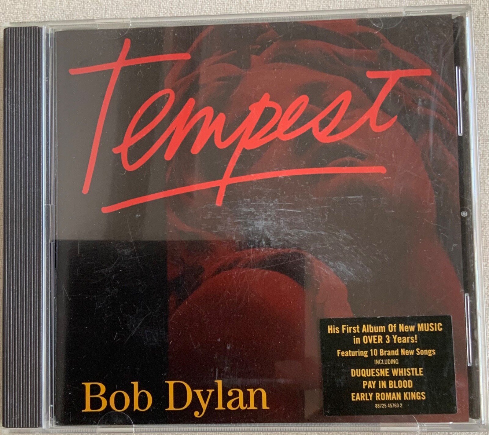 欧3LP Bob Dylan Tempest 88725457601 Columbia, Sony Music /00520 Bob Dylan – Tempest – 2 x Vinyl (180g, LP, Album, Stereo) +