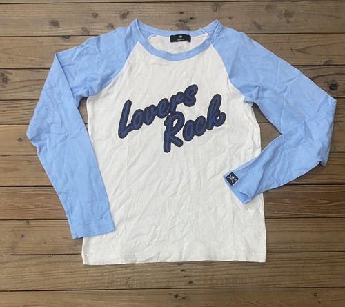 ピンク super lovers rock y2k パンク　平成 Vintage Y2K SUPER LOVERS shirt Size M Womens Lover's Rock