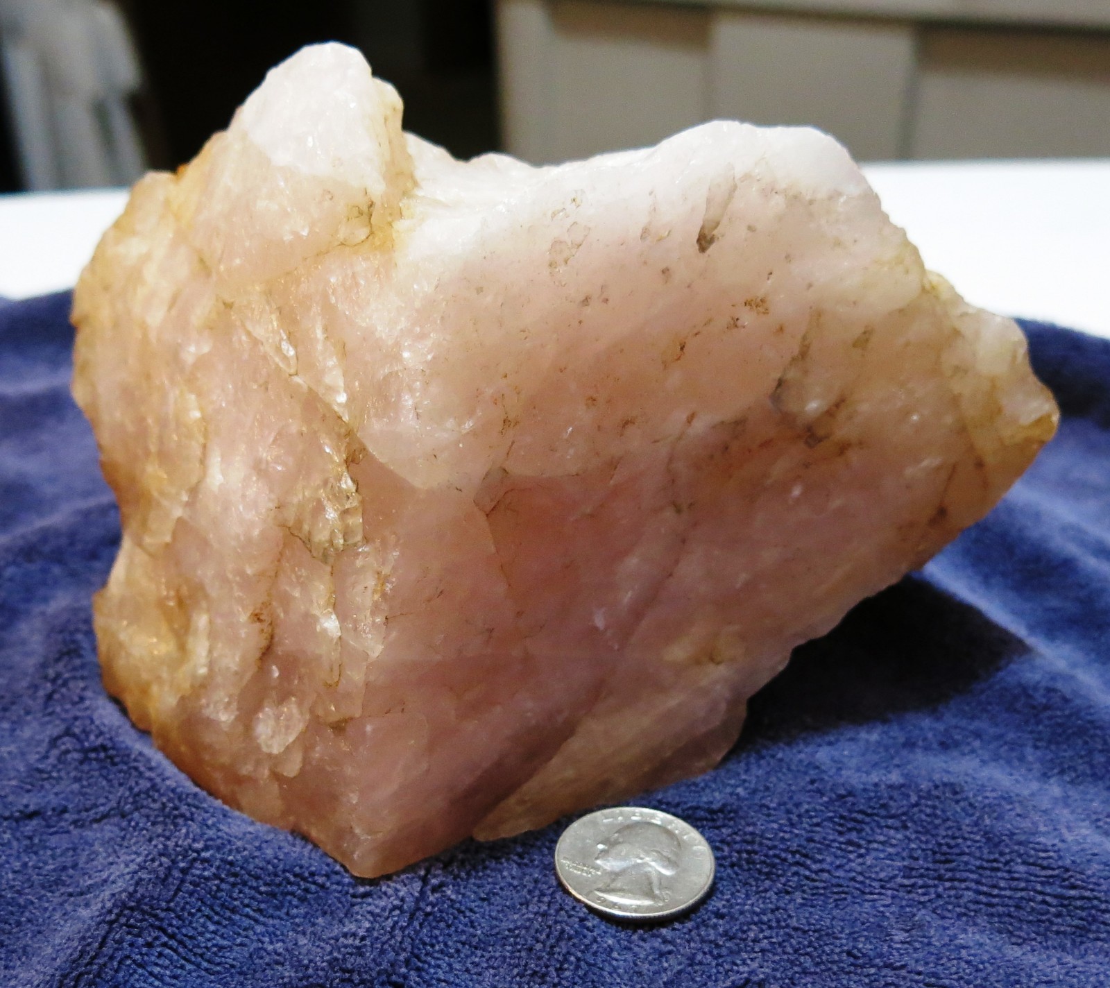 Large Rose Quartz Natural/Rough/Raw Specimen 1814g LOVE STONE