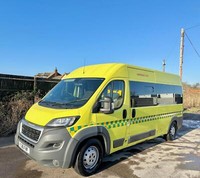 2016 PEUGEOT BOXER 435 L3 AMBULANCE WELFARE BUS CAMPER RACE VAN U-LEZ COMP 