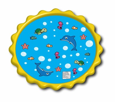 Little Lab Creations 67in-Diameter Sprinkle & Splash Party Pad Play Mat | Out...