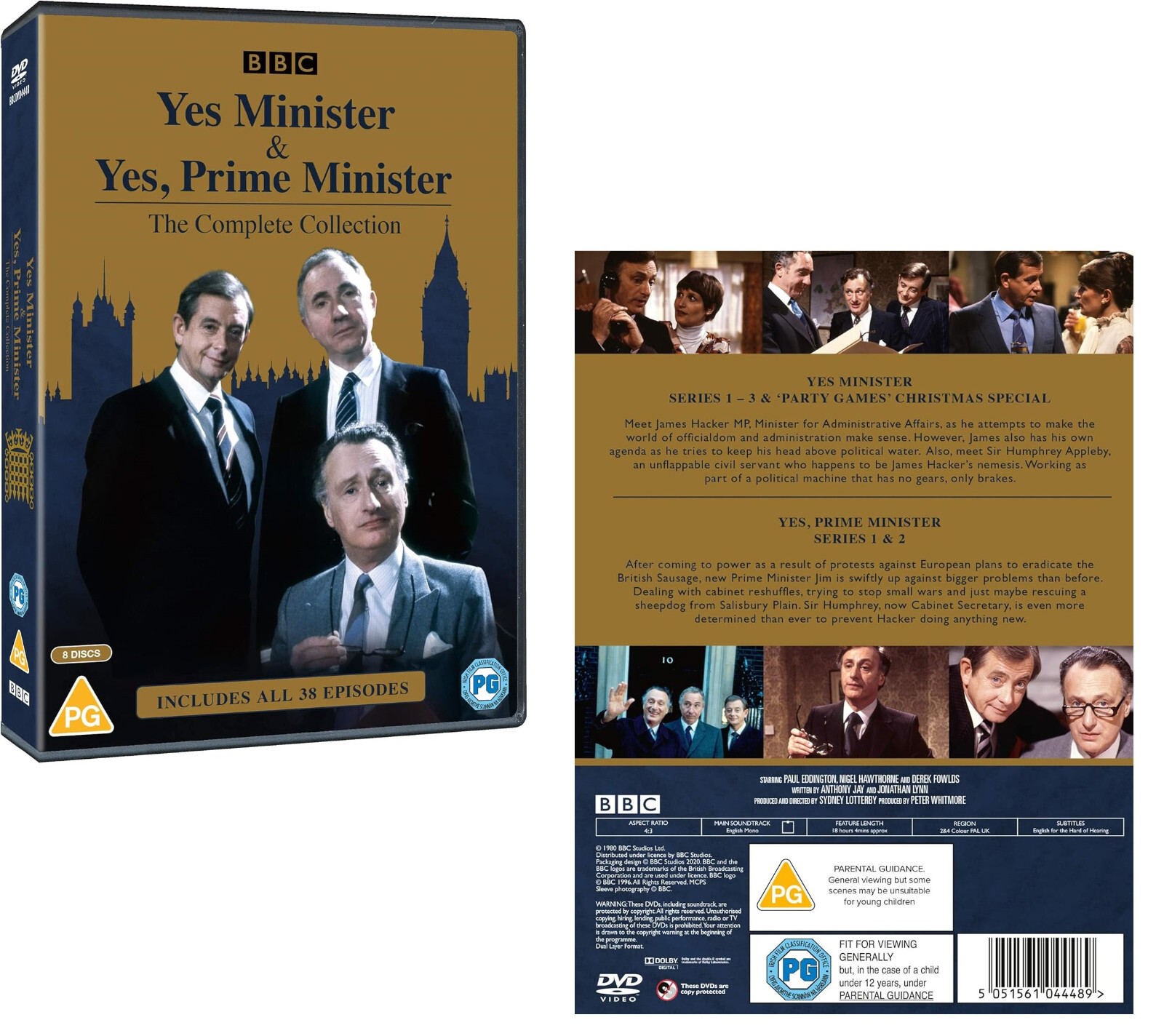 YES MINISTER + YES PRIME MINISTER : COMPLETE Both TV Series