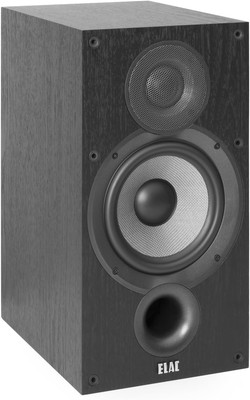 Debut 2.0 B6.2 Bookshelf Speakers, Black (Pair) - 1  Cloth Dome Tweeter & 6.5 