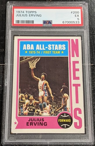 その他 PSA 6 - Julius Erving - 1977 Topps Auction Prices Realized Basketball Cards 1977 TOPPS Julius