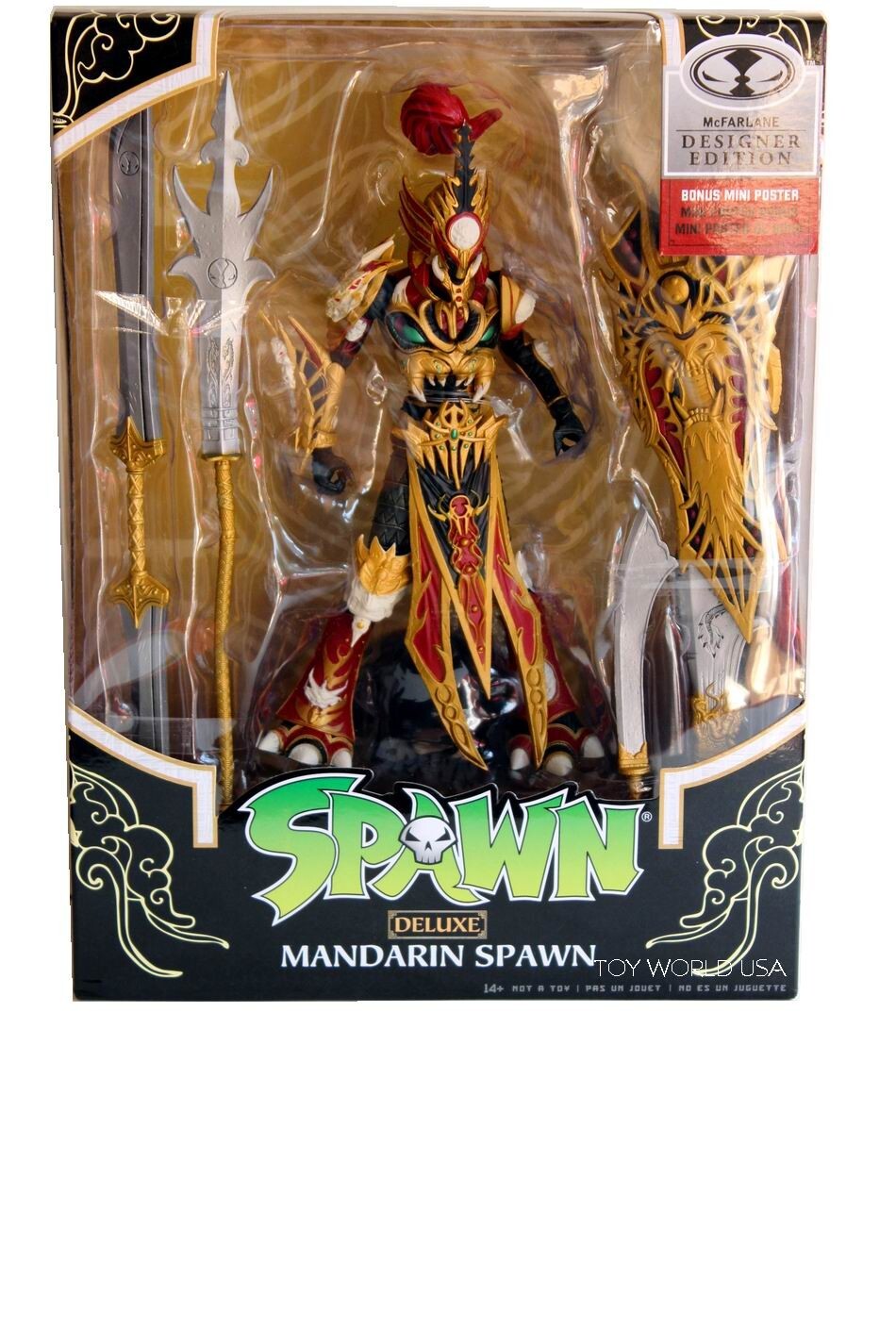 マンダリンスポーン デザイナー エディション MANDARIN SPAWN Amazon.com: Mcfarlane Toys, Spawn Comic Deluxe Designer