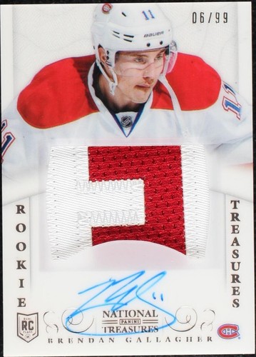 2013-14 Panini National Treasures - Brendan Gallagher #135