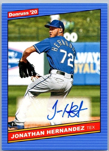 2020 Panini Donruss - Jonathan Hernandez #86S-JH