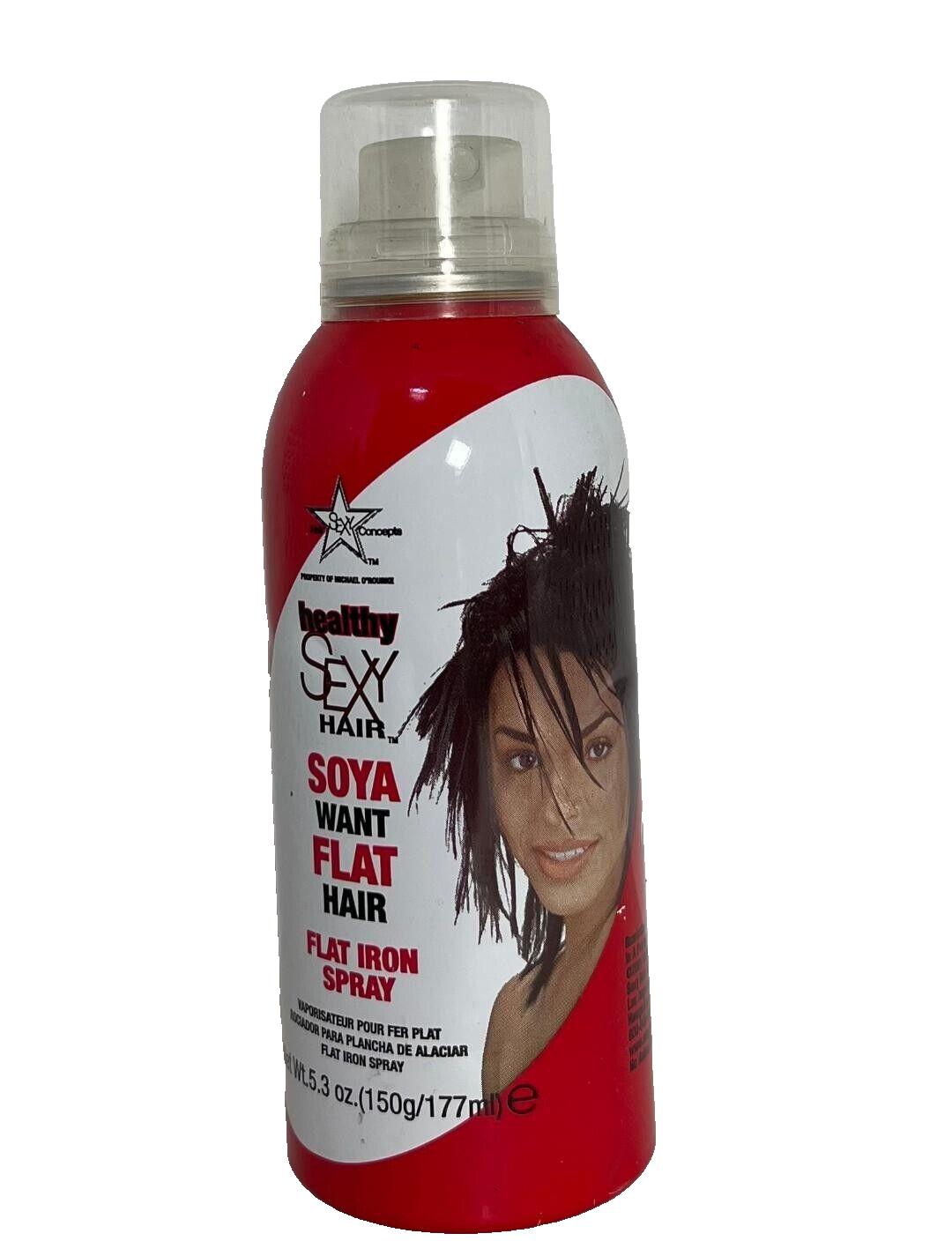 Healthy Sexy Hair Soya Want Flat Hair Flat Iron Spray 5.3 oz 188 eBay