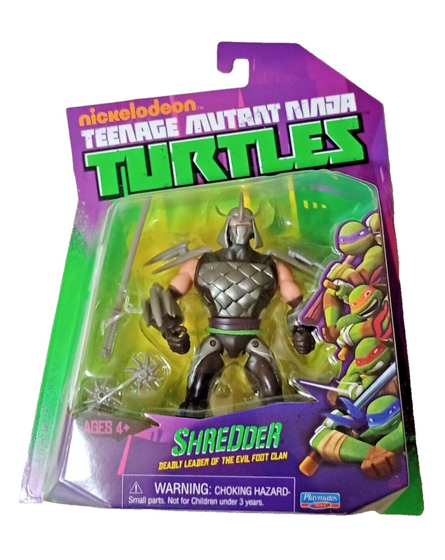 Teenage Mutant Ninja Turtles TMNT 2012 Reissue SHREDDER 4.5" Figure