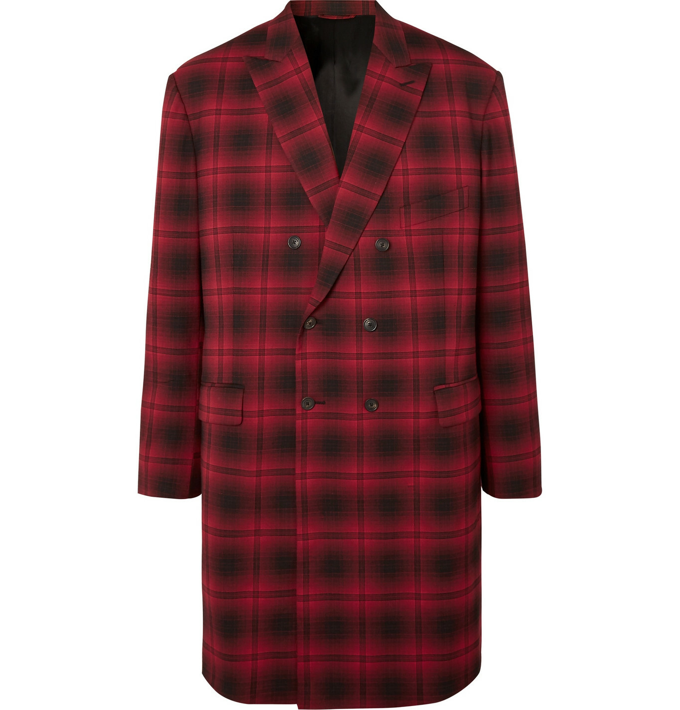 【送料&関税込】Balenciaga Oversized Double-breasted Twill J BALENCIAGA Hourglass double-breasted wool-blend twill coat