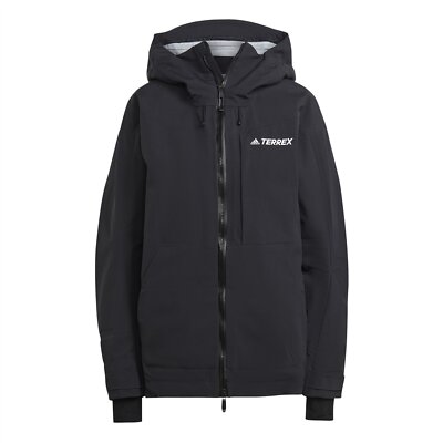 Pre-owned Adidas Originals Adidas Womens 3l Pcn Jacket Outerwear W Ski In Black