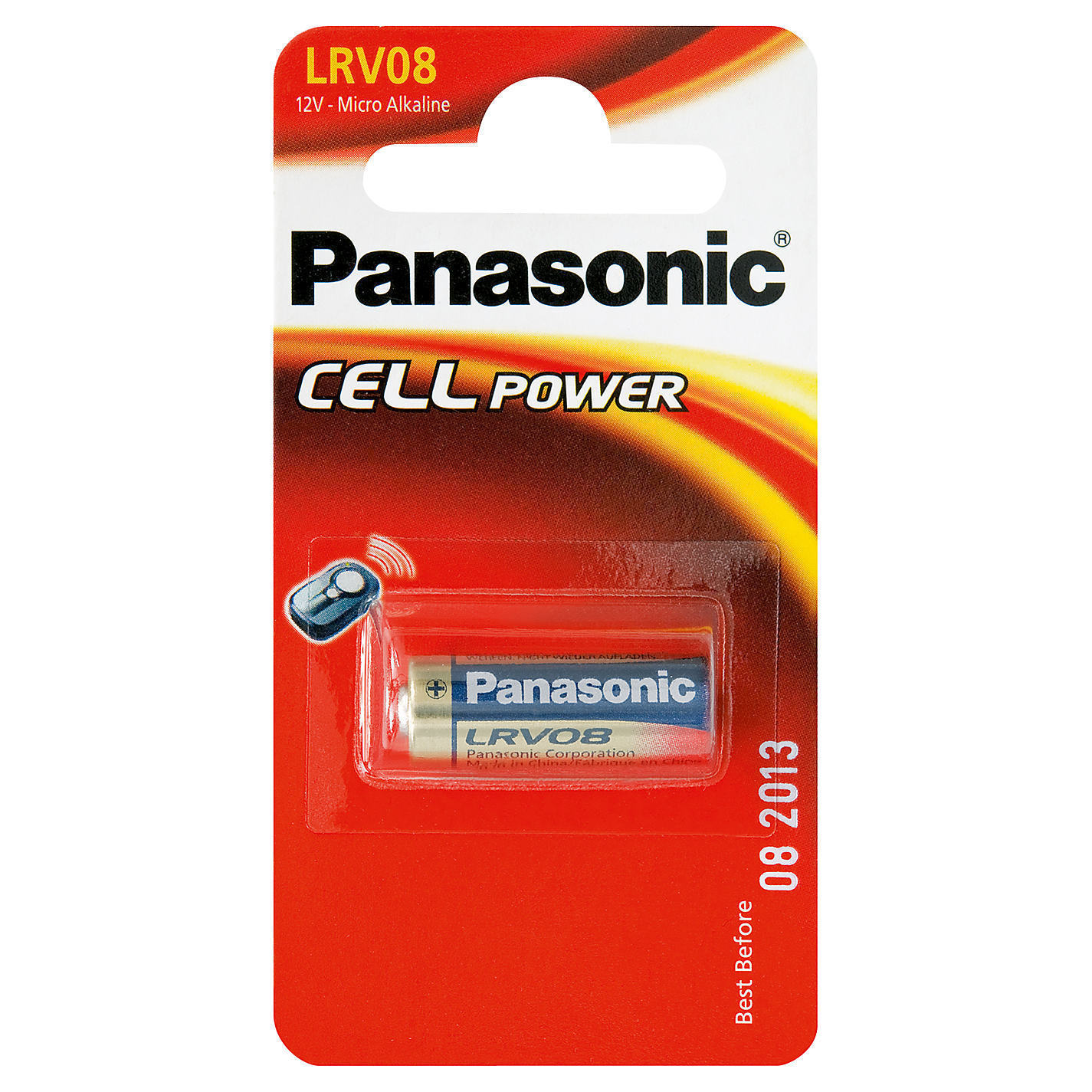 Panasonic Knopfzelle Lrv08 Alkaline 12v Blister A 1 Stück 105086