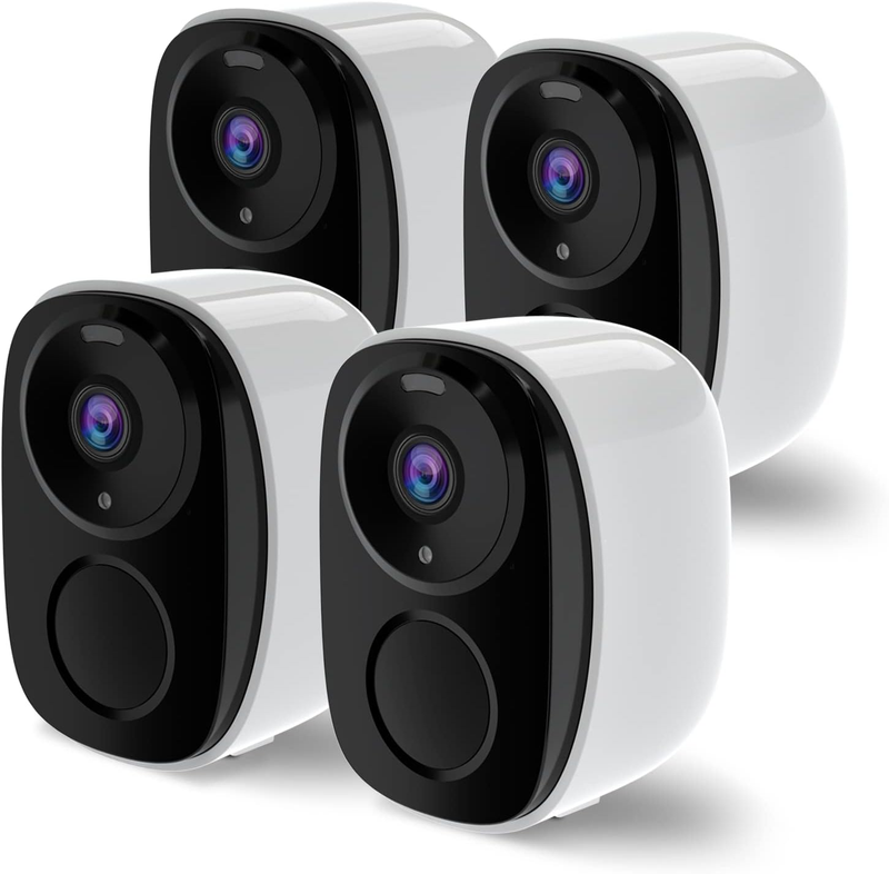 Wireless, 2k, Battery Powered Spotlight Siren Alarm Wifi