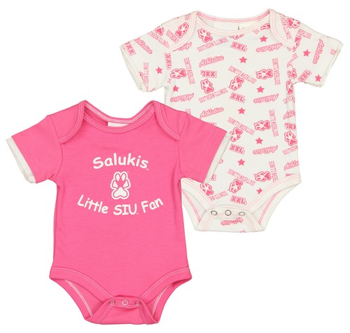 Outerstuff NCAA Infant Girl Южный Иллинойс Салукис Номер Один Набор криперов для фанатов