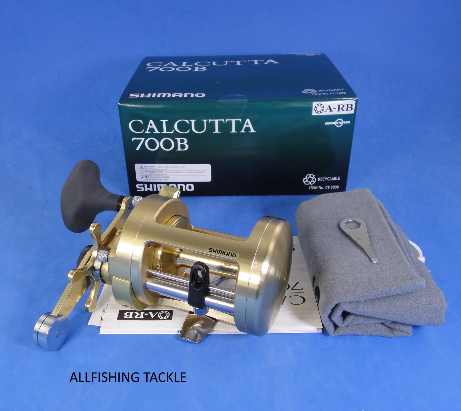 SHIMANO CALCUTTA 700 リール 説明書、箱付き Shimano Calcutta 700 Sustain Series Instruction Guide