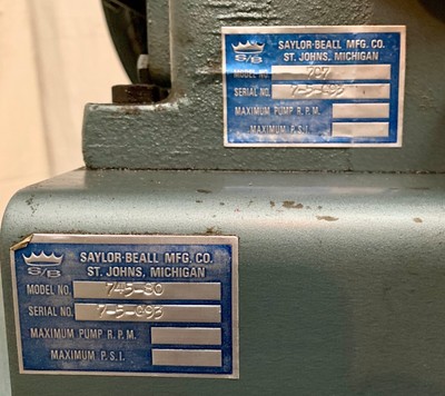 Saylor-Beall #707 Air Compressor 7 1/2 hp 208-230/460V 3ph (101191)