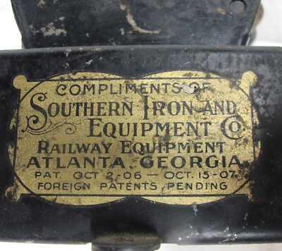 Antique Pencil Sharpener ''Compliments of Southern Iron and Equipment Co.''.