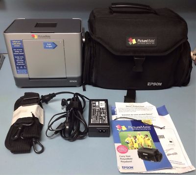 Epson PictureMate Zoom PM290 Photo Lab Printer (Silver) Portable photo printer 