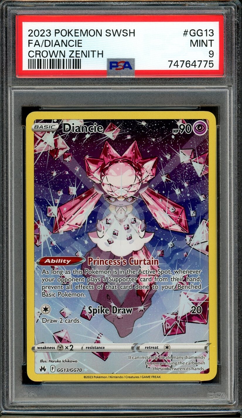 KarDiaN ( カージアン ) titania v1 2023 Crown Zenith Diancie Full Art GG13/GG70 Crown Zenith