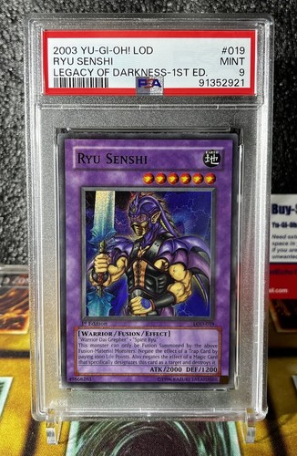 2003 Yugioh Ryu Senshi LOD-019 1st Edition Super Rare PSA 9