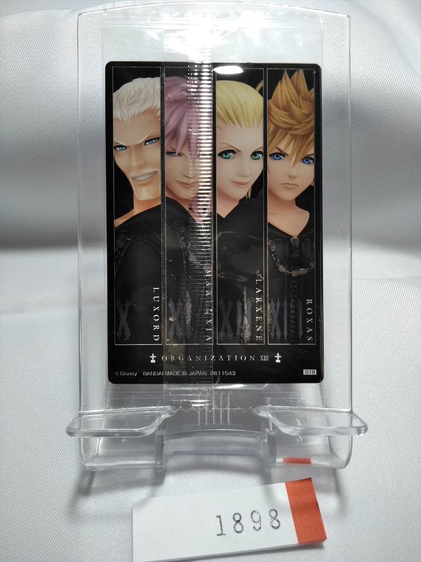 Bandai Kingdom Hearts 20th Wafer Card Roxas Luxord Japanese