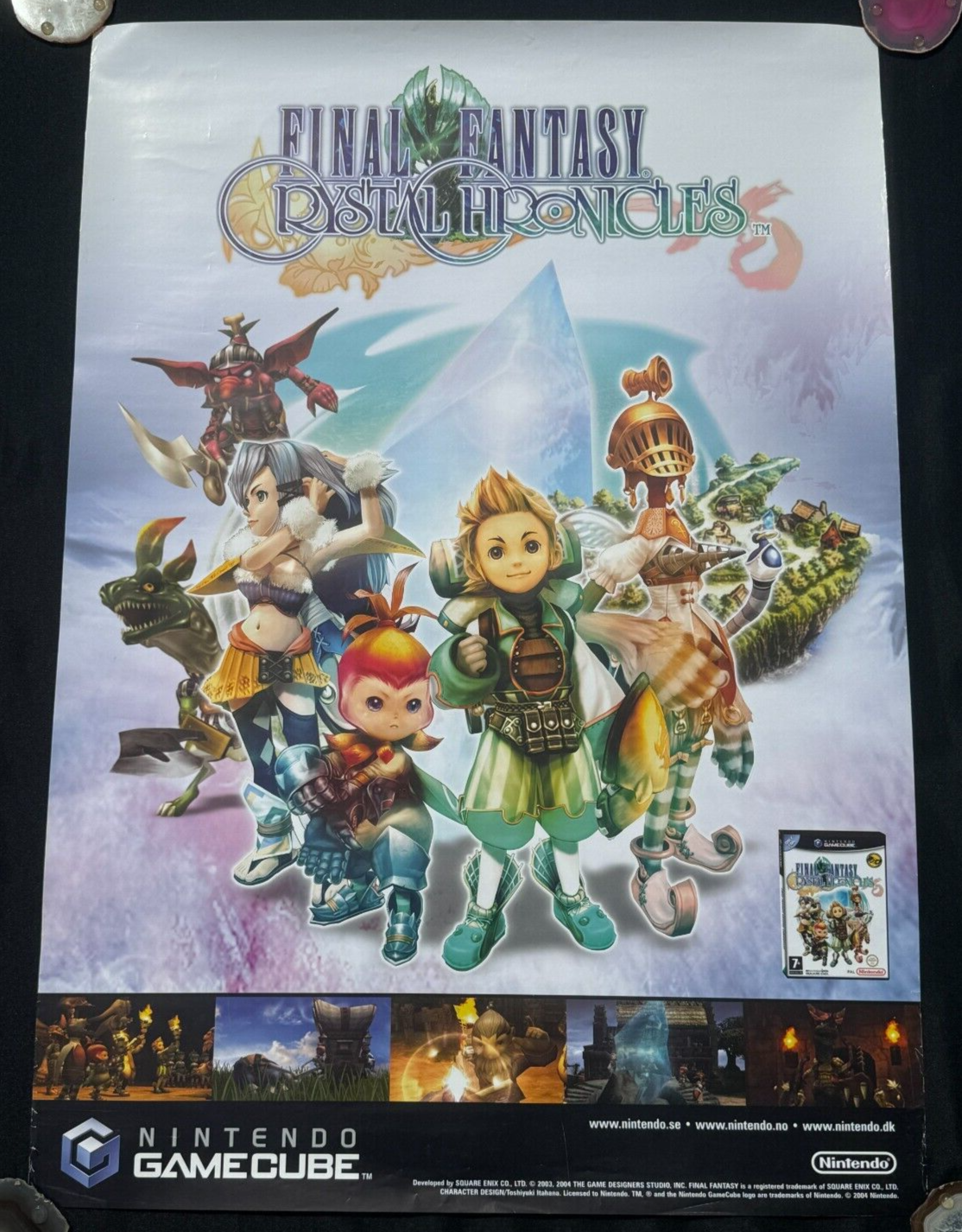 FINAL FANTASY CRYSTAL CHRONICLES 販促 ポスター Original Final Fantasy Crystal Chronicles Nintendo GameCube