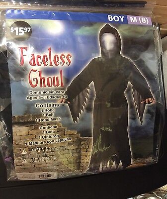 NWT Faceless Ghoul Halloween Costume Sz M 8