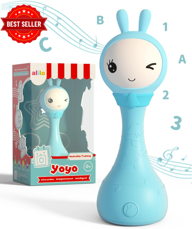 Smart Rattle Yoyo Bunny - Interactive Musical Development Toy for Baby and Kids