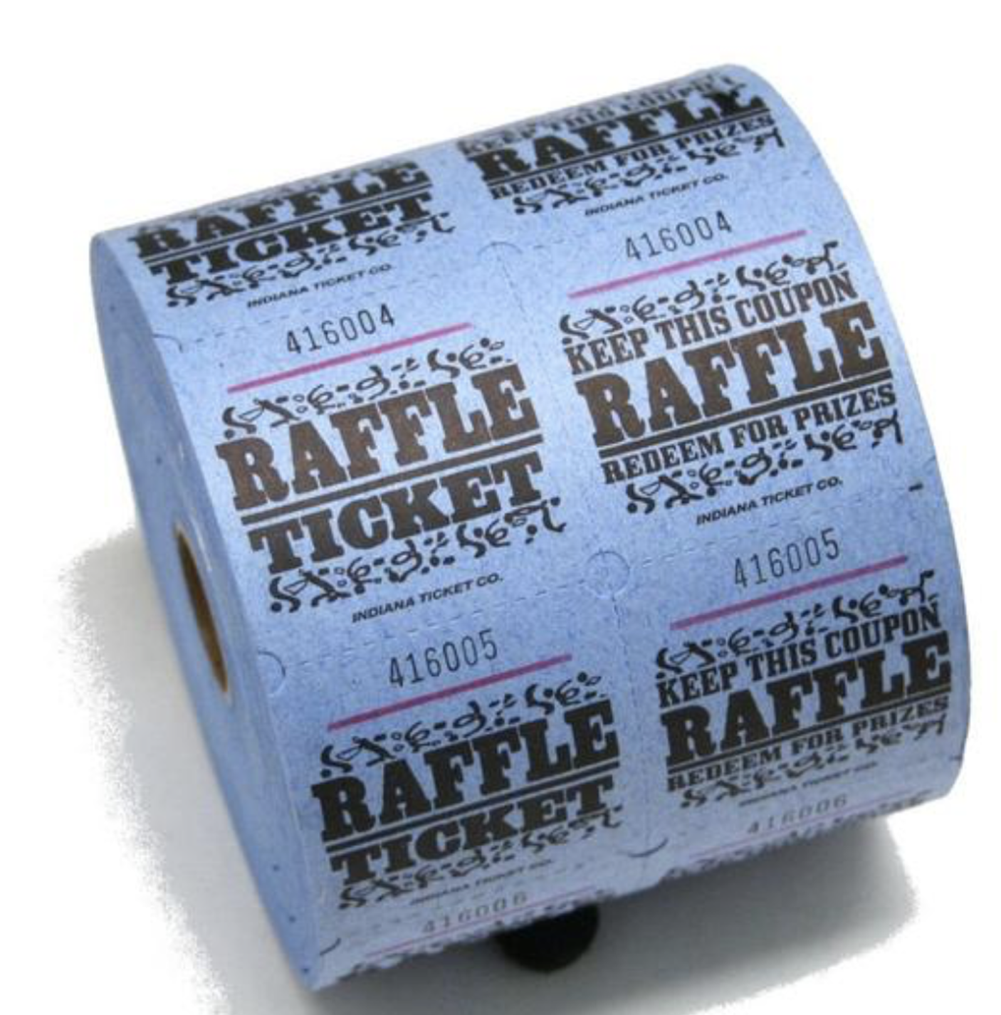 1 Roll of 1000 Blue Raffle Tickets Charity Events Party, Fun Raisers Contests