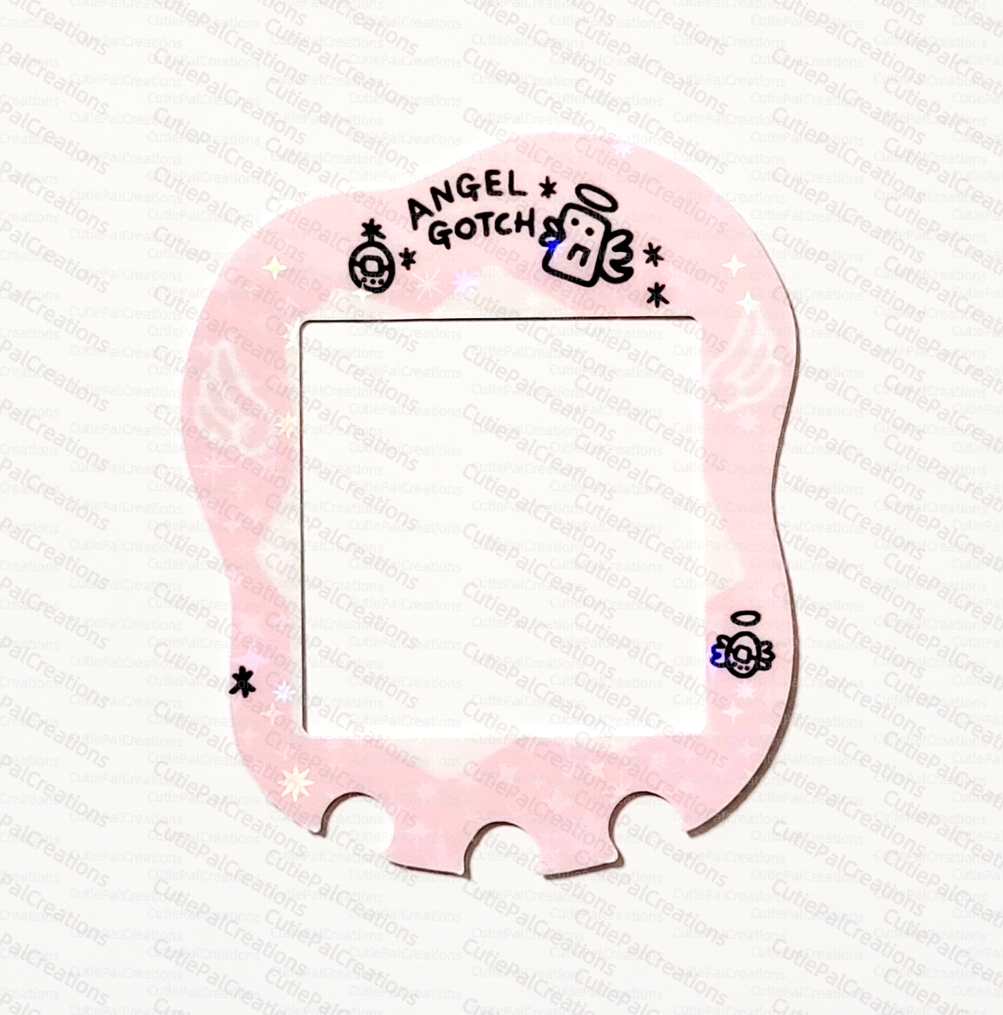 Tamagotchi Uni Faceplate Sticker- Angel Gotch-Sparkle