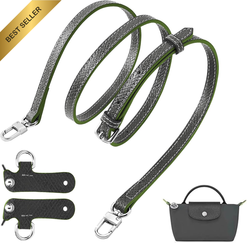 Purse Strap Crossbody, Leather Adjustable Replacement Shoulder Strap Conversion 