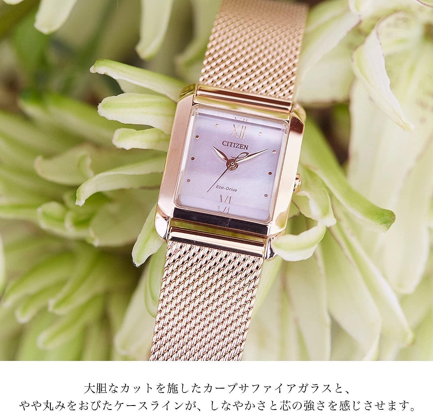 Pre-owned Citizen L Ew5593-64d Women's Watch Gold Photovoltaic Eco-drive With Spare Belt
