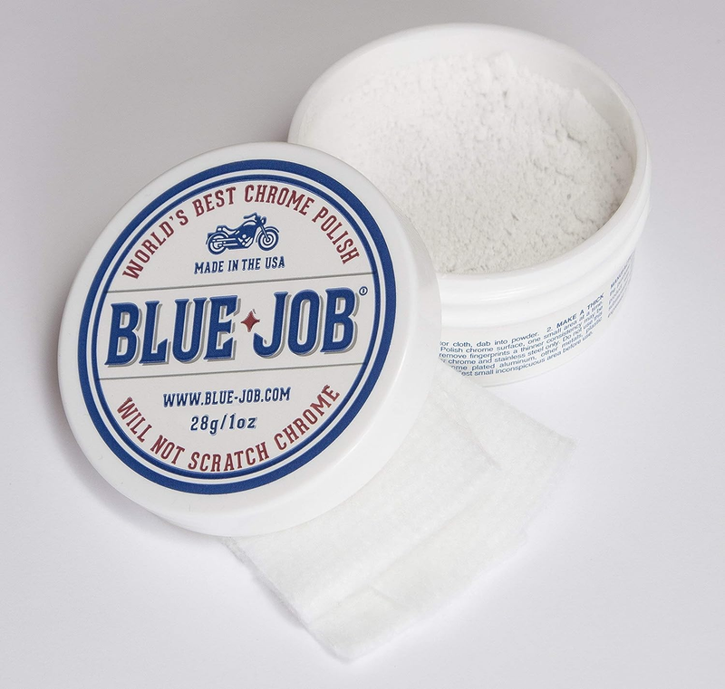 Blue-Job® Chrome Polish - Perfect for Your Motorcycle! One Polish for All Your
