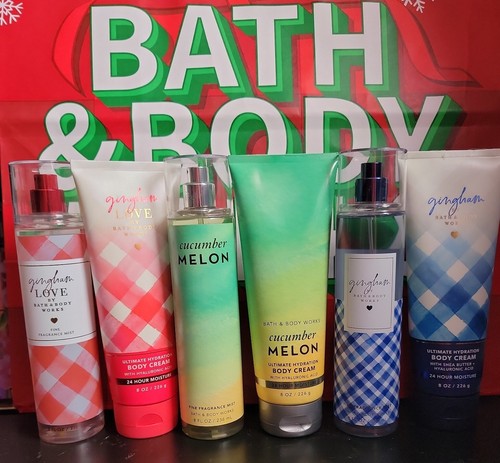 Lot 6 Bath and Body Works Fine Fragrance Mist and Lotion | eBay