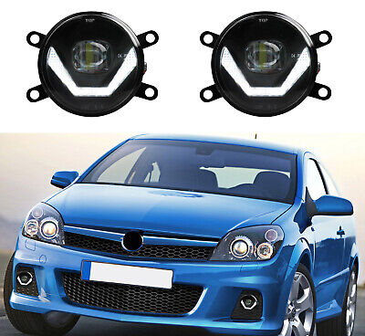 LED Nebelscheinwerfer + Tagfahrlicht Black Cree Chip für Opel Astra H OPC LSW4