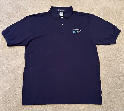 NCR - Dayton Air Show Weekend Navy Men's Golf Shirt Polo X-Large NCR Logo