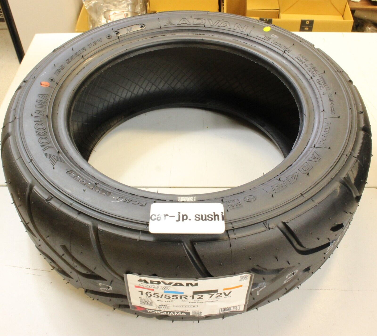 Yokohama Tire 165&frasl;55R12 72V ADVAN A048 K6272 M-Compound S