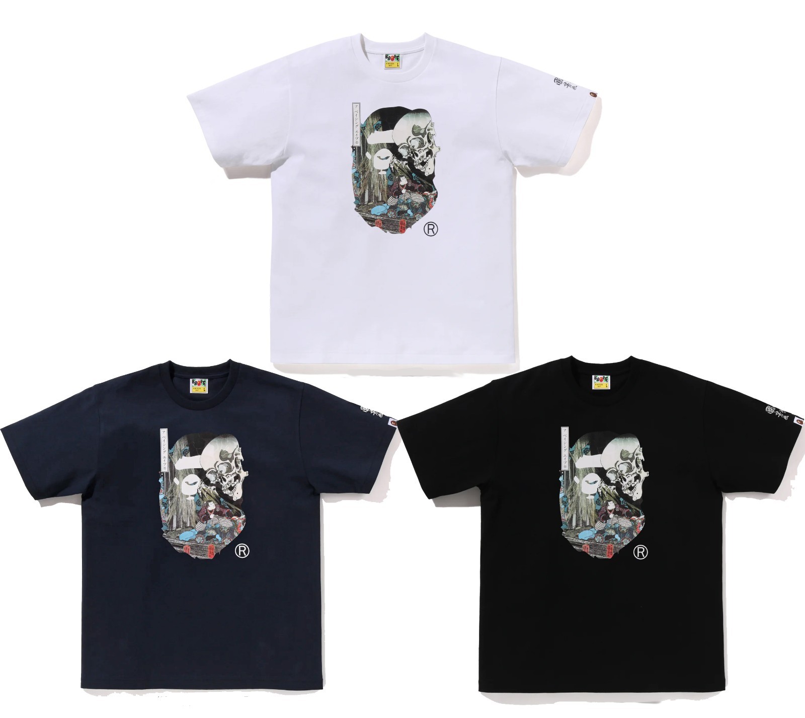 A BATHNIG APE Men's BAPE x UKIYO-E APE HEAD TEE #3