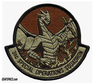 USAF 3rd SPECIAL OPERATIONS SQ-3 SOS-DRAGON-MQ-9-REAPER-Cannon AFB-OCP VEL PATCH