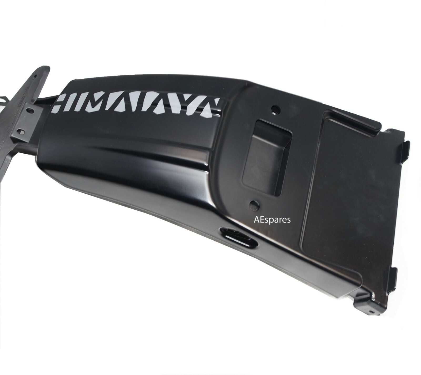 Fits Royal Enfield Himalayan Rear Mudguard Kit With Sticker Black 888631 